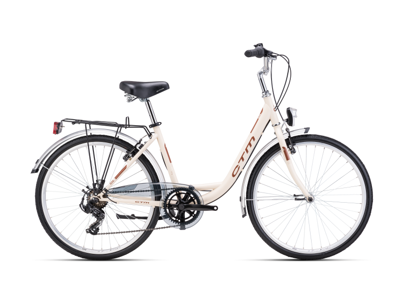 OLIVIA 2.0 - matná svetlá béžová / hnedá 17" (430)