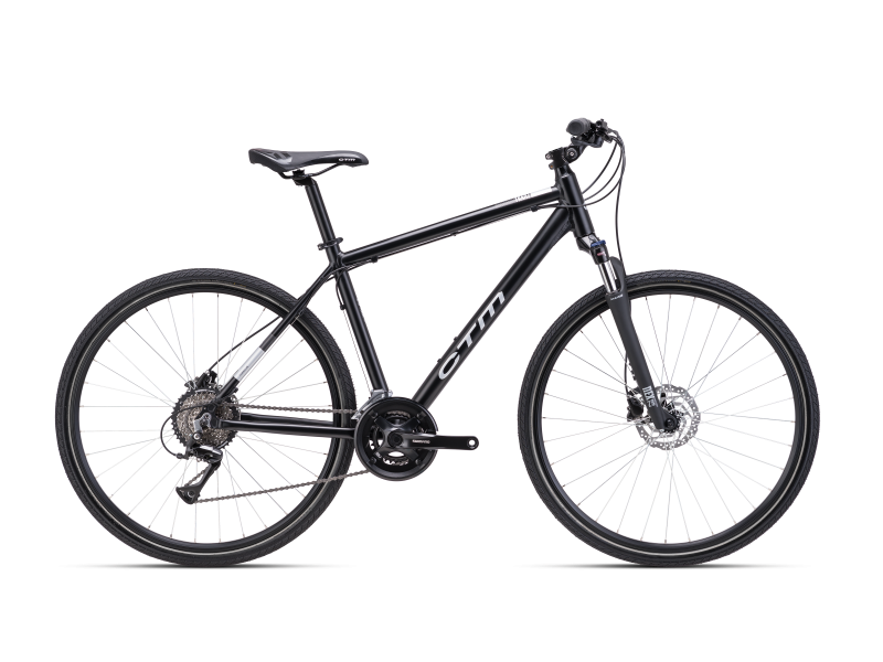 TRANZ - matná čierna / lesklá strieborná M (17)