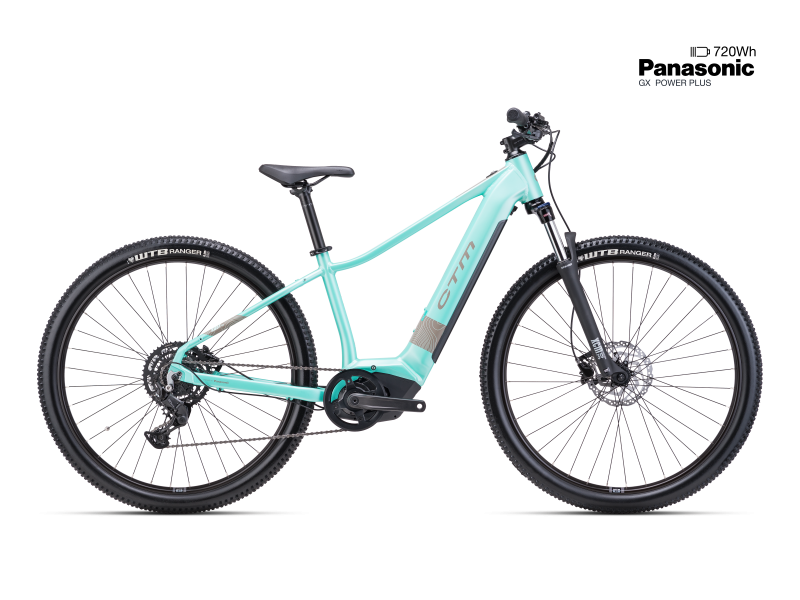 RUBY GX 29 - matná svetlotyrkysová perleť / sivá L (18)