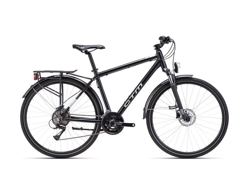 TRANZ trek - matná čierna / lesklá strieborná M (17)