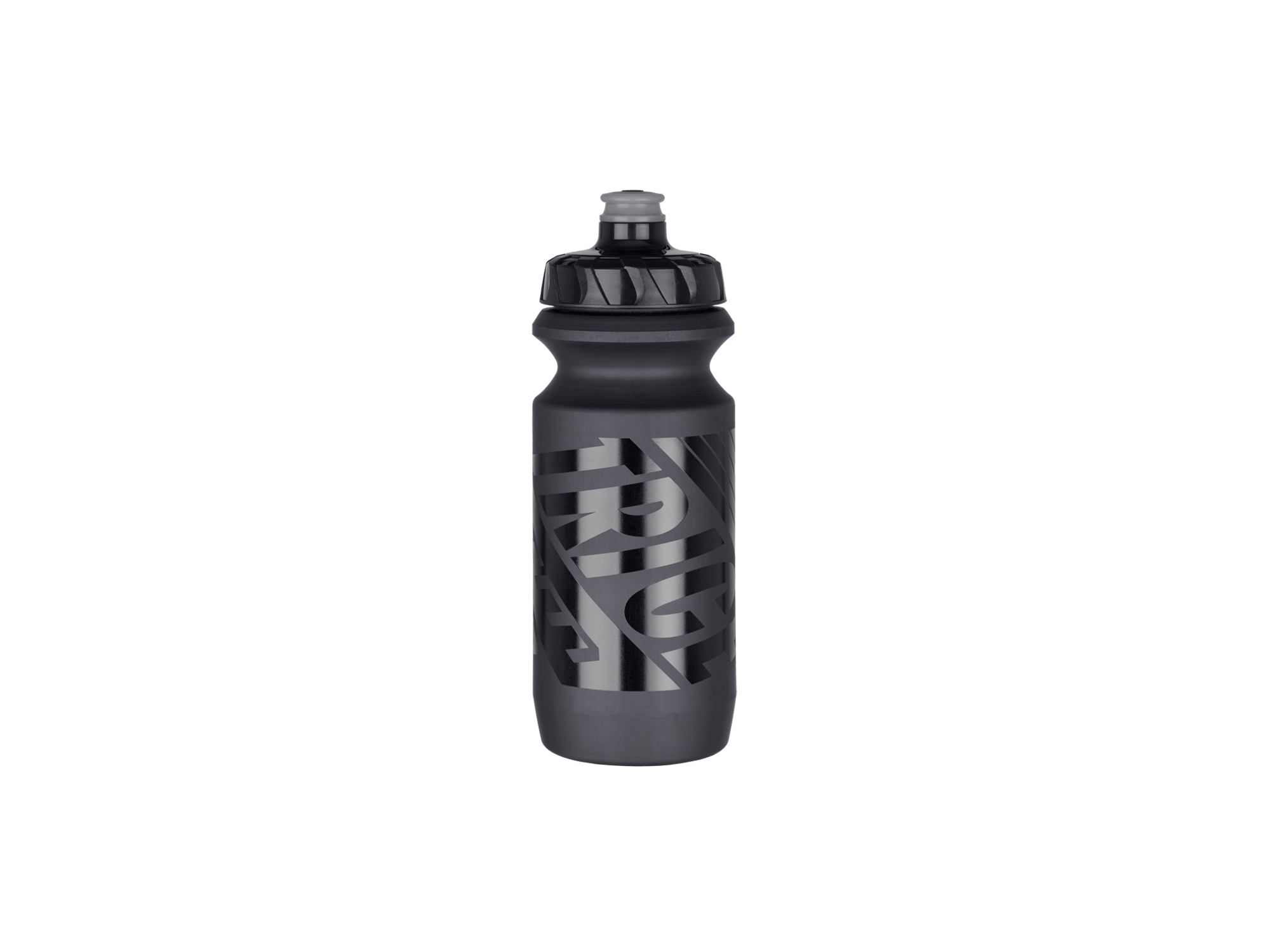 Fľaša CTM Trice 0,6 l - čierna/čierne logo