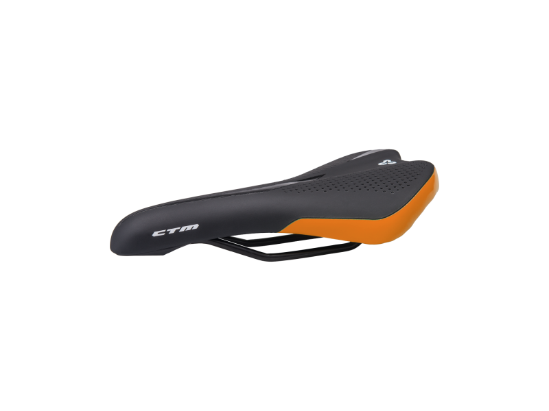 Sedlo CTM Caliber čierna/oranžová