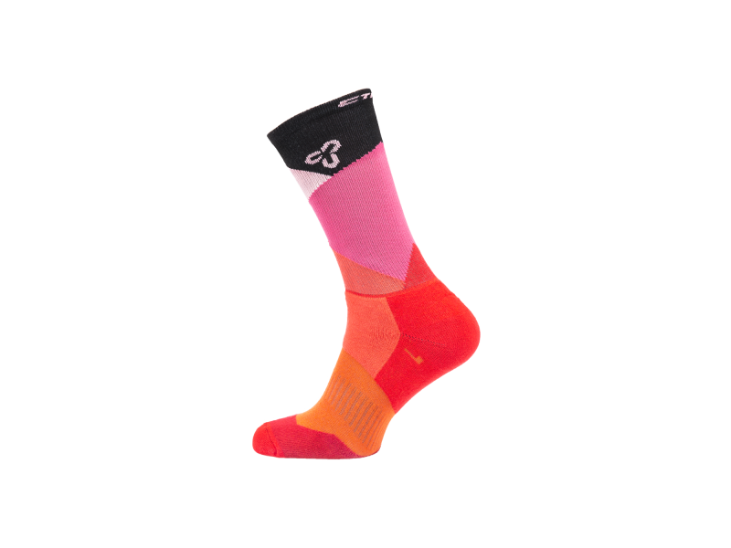 Ponožky CTM, Spektrum 20, červená, 38-42