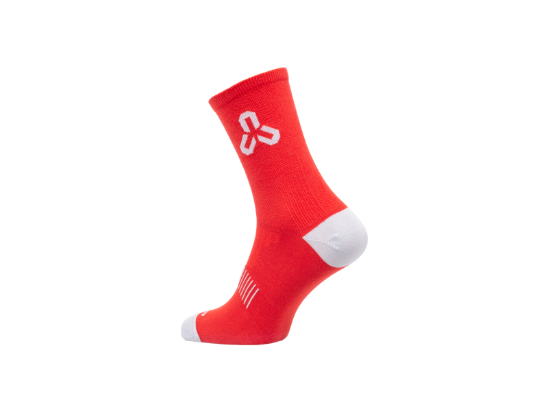 Ponožky CTM Base 20, coolmax, červené,38-42
